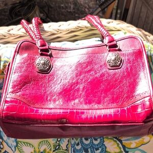 ELKA Handbags Inc Red leather Shoulder Bag